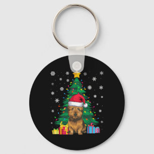 Chaveiro Luzes De Árvore Xmas Suculentas Cairn Terrier Dog