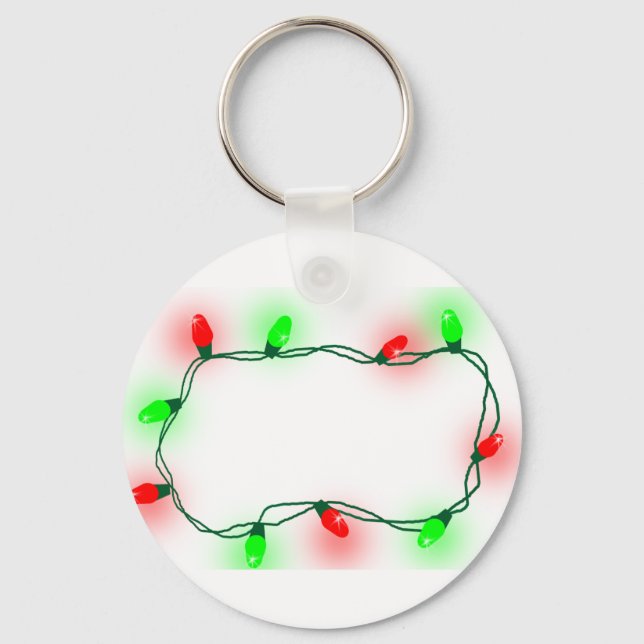 Chaveiro Luzes de Natal (Frente)