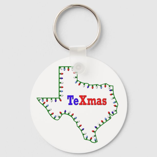 Chaveiro Luzes de TeXmas (Frente)