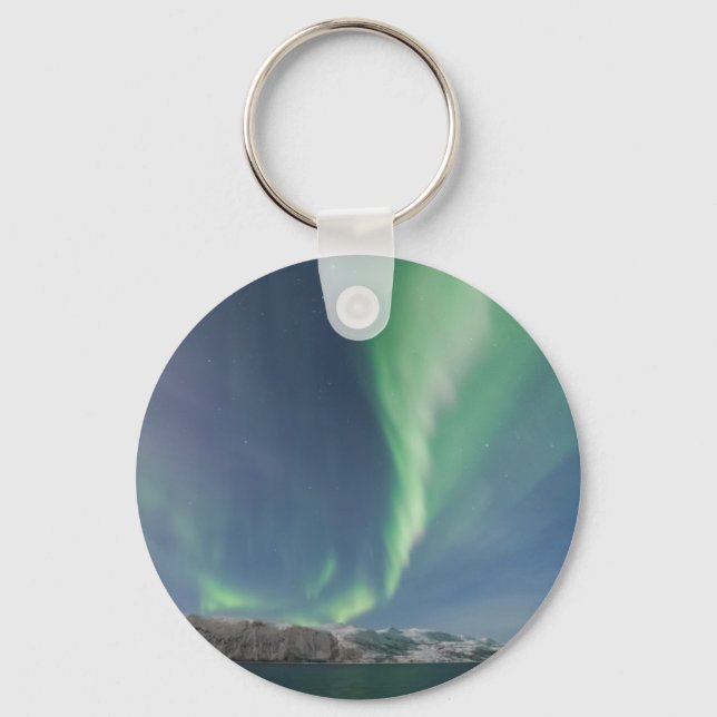 Chaveiro Luzes do norte na Noruega (Frente)