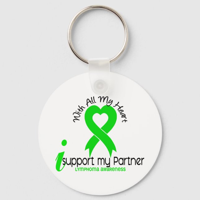 Chaveiro LYMPHOMA I Support My Partner (Frente)