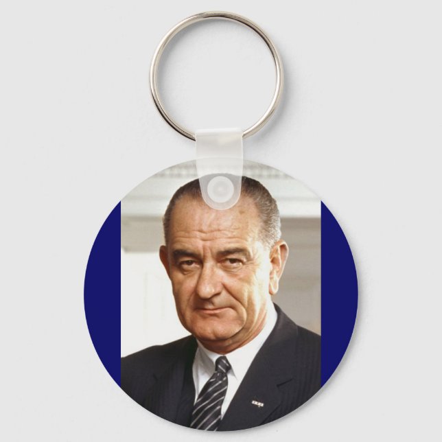 Chaveiro Lyndon B. Johnson 36º Presidente (Frente)