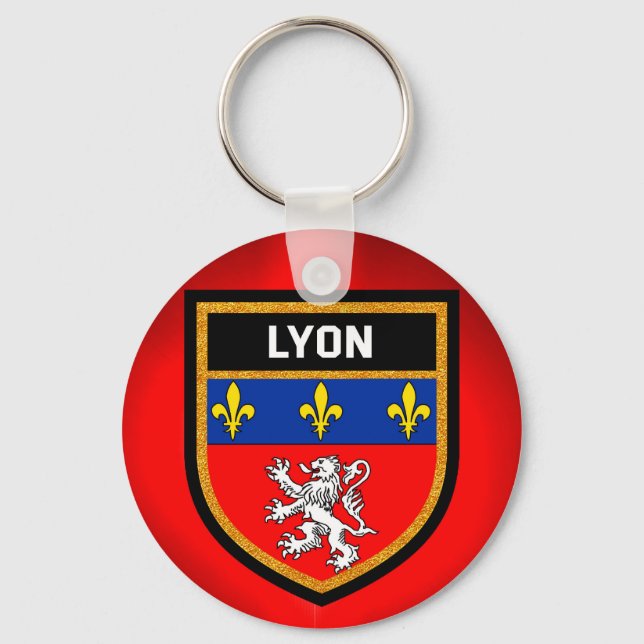 Chaveiro Lyon Flag (Frente)