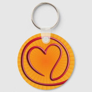 Chaveiro m a i l 4   radial amarelo