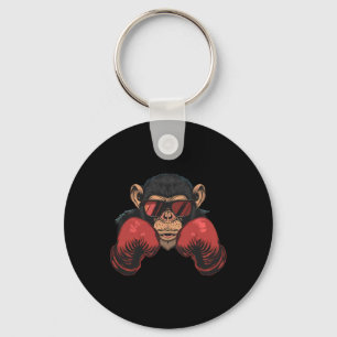 Chaveiro Macaco Boxeador Com Luvas de Boxe Kickboxing Engra