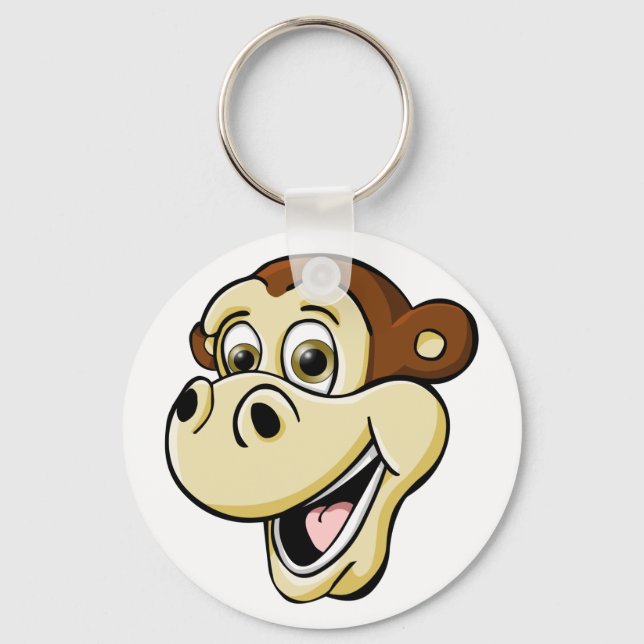 Chaveiro Macaco Cartoon (Frente)