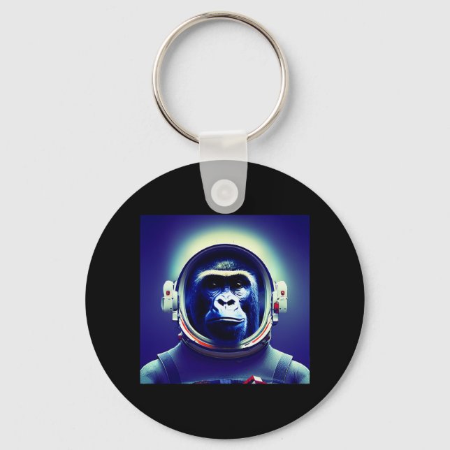 Chaveiro Macaco da Galáxia Espacial Astronauta (Frente)