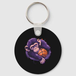 Chaveiro Macaco de Esboço Arte Animal Desenho Amante de Esb