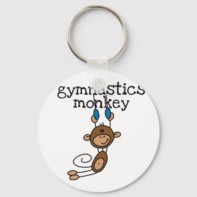 Chaveiro Macaco de Ginástica (Frente)