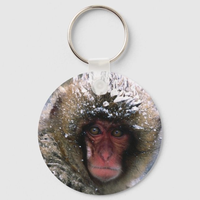 Chaveiro Macaco de Neve (Frente)