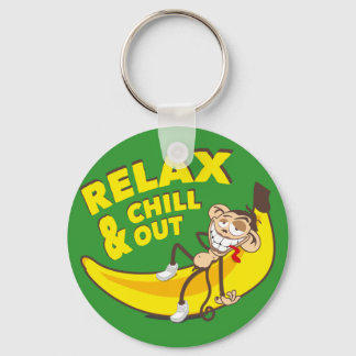 Chaveiro Macaco Em banana - Relax And Chill Out!
