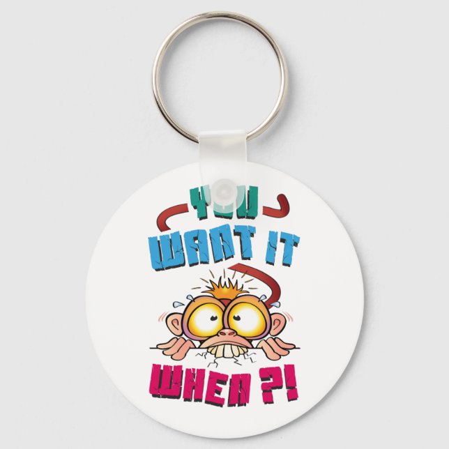 Chaveiro Macaco em stress (Frente)