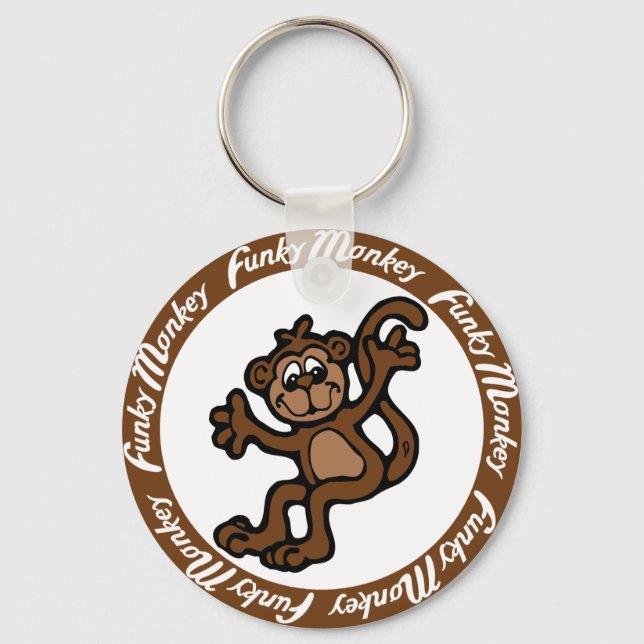 Chaveiro Macaco Funky (Frente)