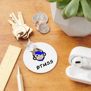 Chaveiro Macaco-macaco-macaco-olho-azul