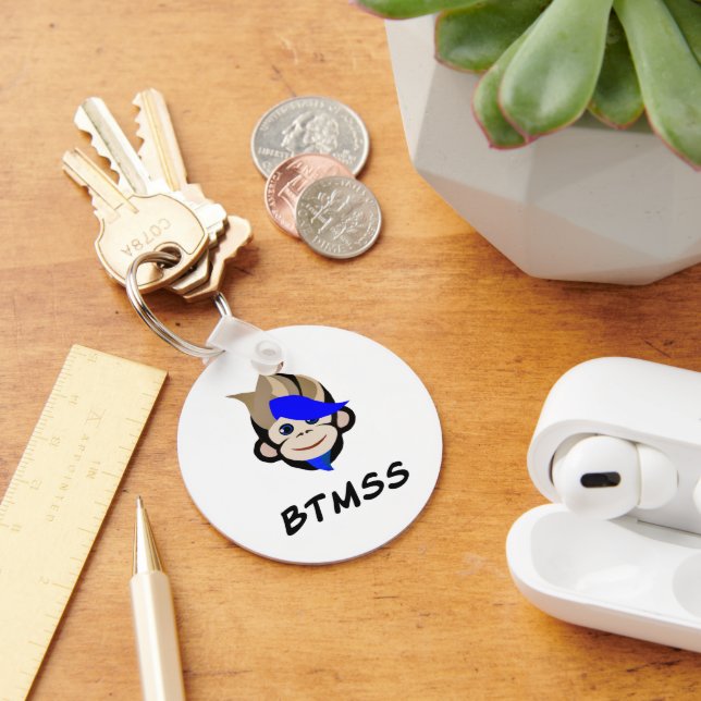 Chaveiro Macaco-macaco-macaco-olho-azul (Mesa)