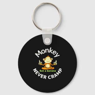 Chaveiro Macaco Nunca Espasmo Come Uma Camiseta Raglan De B