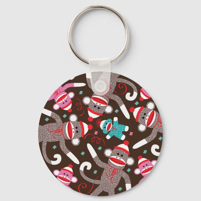 Chaveiro Macaco Sock (Frente)