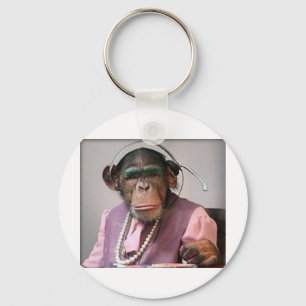 Chaveiro macaco telefônico
