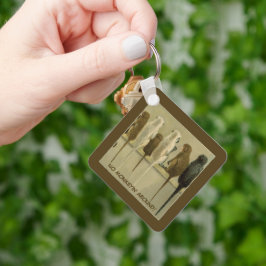 Chaveiro Macacos - Aniversário Comercial do Grupo Personali