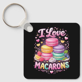 Chaveiro Macarons de Amor Doce