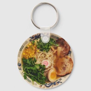 Chaveiro Macarronetes de Ramen da carne de porco