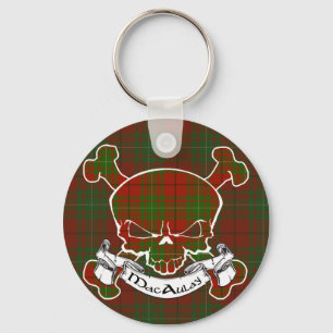 Chaveiro MacAulay Tartan Skull