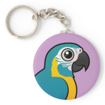 Macaw de garganta azul-azuis