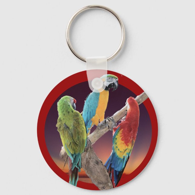 Chaveiro Macaw Parrots (Frente)