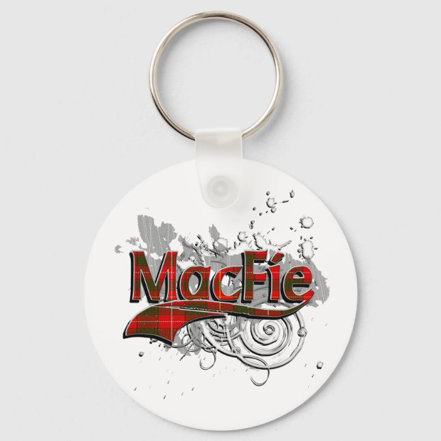 Chaveiro MacFie Tartan Grunge (Frente)