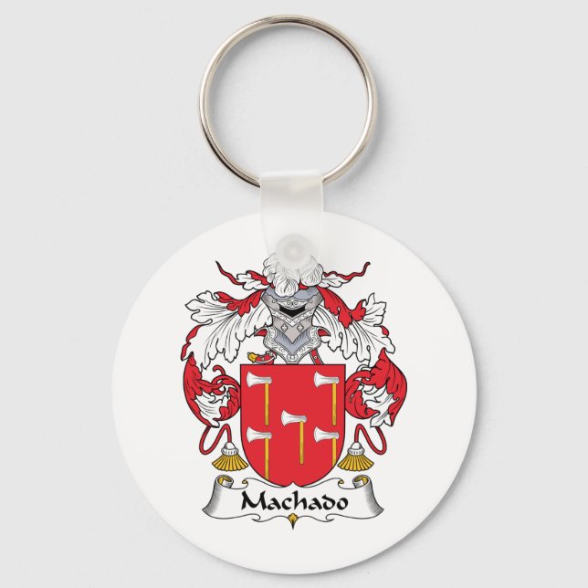 Chaveiro Machado Family Crest (Frente)