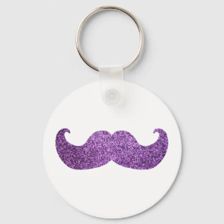 Chaveiro Maciço roxo (Faux Glitter Graphic)