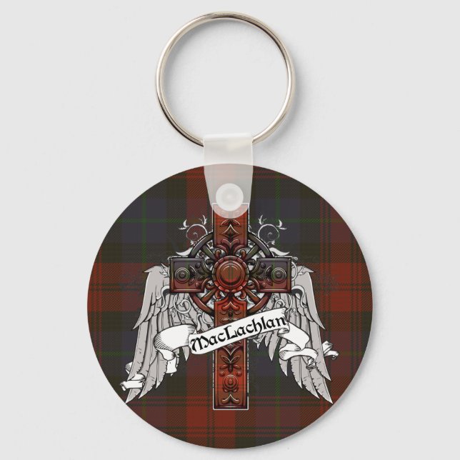 Chaveiro MacLachlan Tartan Cross (Frente)