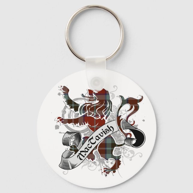 Chaveiro MacTavish Tartan Lion (Frente)