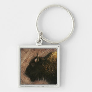 Chaveiro Madeira Bison Buffalo