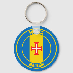 Chaveiro Madeira Round Emblem