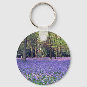 Chaveiro Madeiras do Bluebell, flores de Inglaterra