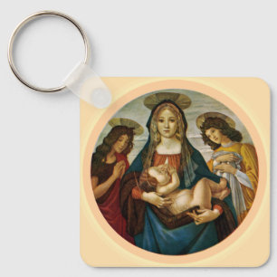 Chaveiro Madona e Menino de Botticelli