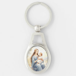 Chaveiro Madonna com Child Jesus