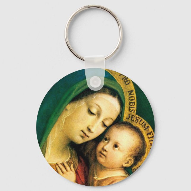 CHAVEIRO MADONNA E CRIANÇA (Frente)