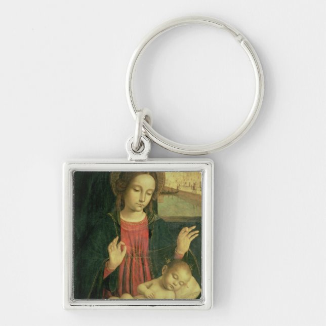 Chaveiro Madonna e criança (Frente)
