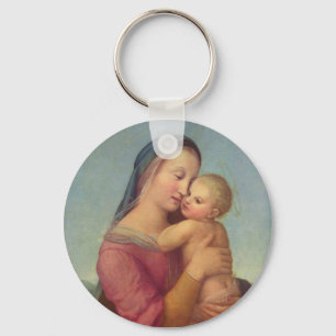 Chaveiro Madonna e criança