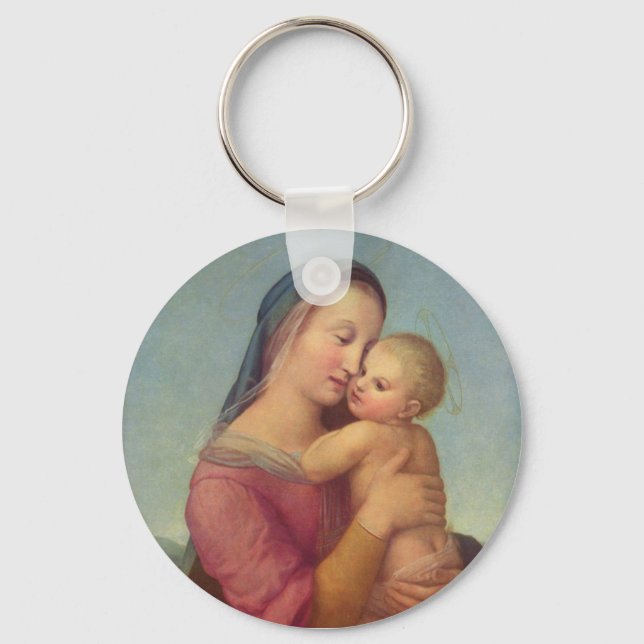 Chaveiro Madonna e Criança (Frente)