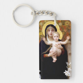 Chaveiro Madonna e Criança - Magneta Religiosa