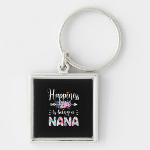 Chaveiro Madre Art A Felicidade É Um Natal Floral Da Nana