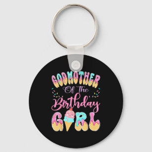 Chaveiro Madrinha da menina aniversariante sorvete doce got