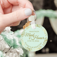 Madrinha de casamento Casamento Presente Dourado A