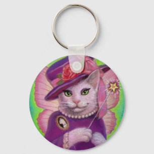 Chaveiro Madrinha feericamente do gatinho