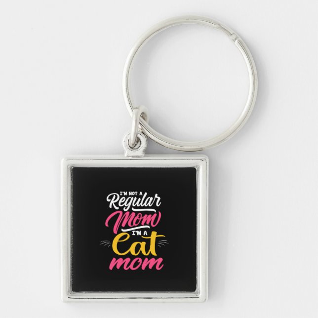Chaveiro Mãe Arte Sou Uma Mãe De Gato (Frente)