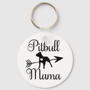 Chaveiro Mãe Cachorro Pit Bull Fofo Pai Filhote Cachorro En