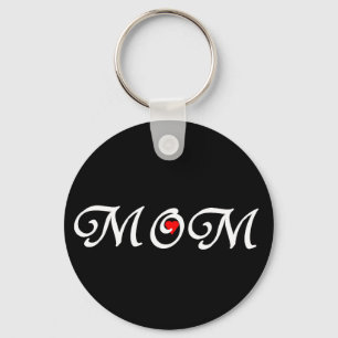 Chaveiro Mãe com coração vermelho